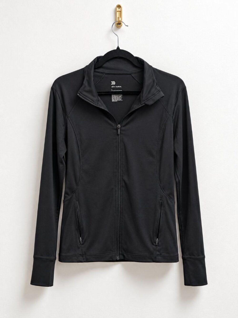 All In Motion Black Athletic Jacket
